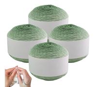 Garn Für Häkelarbeiten, 4 Stück Bastelfaden Mit Farbverlauf, Weiches Garn, Für Enthusiasten, Hobbyisten, Quiltprojekte, Stoffreparatur, Schalherstellung Und Künstlerische