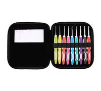 Garn Haken Häkeln, Aluminium Häkelnadel mit Griff, Häkelnadel Set für Set Knit The Product 9PCS(1)