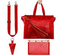 Garn Organizer Tasche Zur Aufbewahrung Von Strickbedarf Magnetverschluss | Stricktasche Als Tragetasche Für Unterwegs Für Outdoor, Schule, Freundin, Ehefrau, Freund, Schwester,