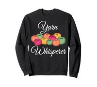 Garn Whisperer Lustiges Stricken Häkeln Stricken Grafik Geschenk Sweatshirt