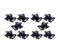 Garneck 10 Stück Verstellbare Wasserklemme für Outdoor Rucksäcke 360 Grad | Kunststoff, Schwarz, Leicht und Verschleißfest, Einfache Montage, für Outdoor Enthusiasten und Zubehör