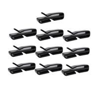 Garneck 10stücke Kunststoff-gurtband-endclips Gürtelhalter Rucksackgurt-halterclips Ersatz-gurtbandclips für Bergsteigen Wandern und Camping