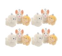 Garneck 12stücke Corgi-anhänger aus Kunstharz Welpen-anhänger Diy-schmuckanhänger mit Welpenmotiv Niedliche Tier-schmuckanhänger Miniatur-kunstharzanhänger Hängende Hunde-dekoration