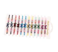 Garneck 12stücke Teiliges Boho Polymer Clay Armband Für Junge Mädchen Elastische Geflochtene Ethno-armbänder Mit Bunten Perlen Verstellbare Kinderschmuck Geschenkidee Für Mädchen Modisch