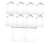Garneck 22stücke Transparente Reise-schuhtasche Mit Kordelzug Wiederverwendbar Großes Fassungsvermögen Organizer Für Damen Und Herren Schuh-verpackungsbeutel Durchsichtige