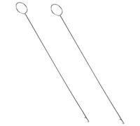 Garneck 2er Set Wendenadeln Und Loop Turner Mit Riegel - Ideal Für Stoffschlauchgurte - Gürtel Und DIY-Projekte - Hochwertiger Edelstahl Für Präzises Arbeiten