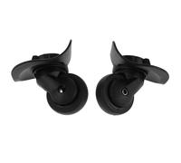 Garneck 2stücke Ersatzrollen für Koffer Geräuscharme Kunststoffrollen mit -drehung und Schrauben Austauschrollen für Reisekoffer und Trolleys