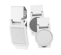 Garneck 3 Stück Geldklammer Edelstahl Kompakt Klein Geldscheinklammer Für Kreditkarten Bargeld Büro Clip Herren Zubehör