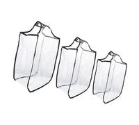 Garneck 3 Stück Kofferschutzhülle PVC Halbtransparent Gepäckhülle Staubdicht Strapazierfähig Für 20-24 Zoll Koffer Gepäckschutz Für Reisen