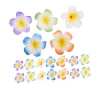 Garneck 30stücke Hawaiianische Blumen-haarspangen Aus Künstlichen Plumeria-blüten Tropische Frangipani-haarnadeln Für Frauen Blumen-haarschmuck Für Strandpartys Und