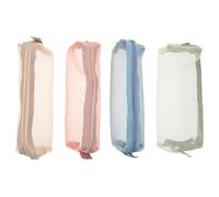 Garneck 4 Stück Mehrfarbige Kosmetiktasche Aus Mesh Reise-Kosmetiktasche Make -up -organisator Reise-Badezimmer-Organizer Toilettenspeicherbeutel Geldbörsen-Organizer Reisekosmetiktaschen