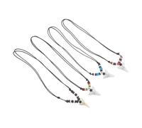 Garneck 4 Stück Surfer Halskette Halskette Surfer Massen Haizahn