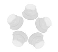 Garneck 5 Stück Fischerhut Für Kinderfischerhut Sonnenhut Handbemalte Kappe Für Eimerhut Leer Baumwollgraffiti -Hut Leerer Baumwollhut Graffiti-eimerhut Tuch Weiß