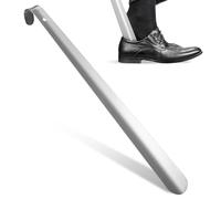 Garneck Edelstahl Schuhlöffel Lang Ergonomisch Komfortabel Stabil Für Senioren Schuhe Schutzkante Vielseitig Für Stiefel Sneaker High Heels