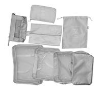 Garneck Packwürfel Für Reisegepäck Reiseorganizer-Set Mit Kleidersäcken Schuhbeutel Kulturbeutel Und Kosmetiktasche Ultraleicht Und Platzsparend Zusammenfaltbar