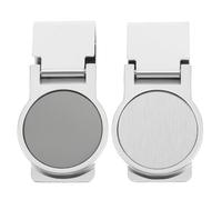 GAROZATION 2 Stück Edelstahl Geldklammern für Herren Minimalistisch und Tragbar zum Organisieren von Scheinen und Karten im Alltag und Freizeit