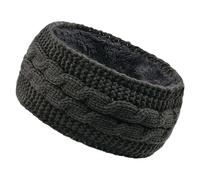 GAROZATION Breites Gestricktes Winterstirnband Warme Wickel Für Damen Dicke Ohrenwärmer Elastisch Für Kaltes Wetter