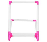 GAROZATION Stickerei Stickrahmen Ständer PVC Kreuzstichhalter für Tisch für Kreuzstich und Bastelarbeiten mit Desktop Clip On Funktion