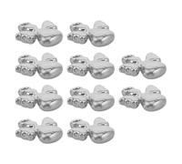 GARVALON Edelstahl Anhänger Kleiner Engel 10 Stück Hautfreundliche Metallanhänger für Schmuckherstellung Schlüsselanhänger Armbandzubehör Langlebiger Vintage Schmuck für Brautjungfern