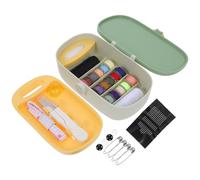GARVALON Tragbares Nähset Grundausstattung Nadel und Faden mit Aufbewahrungsbox für Zuhause und Reisen Kompaktes Nähzubehör für Erwachsene Leichtes DIY Reparatur Werkzeug