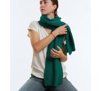 GARY MASH Schal Baker aus weichem Grobstrick grün