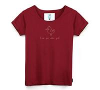 GARY MASH Shirt Taylor Ente gut, alles gut aus Biobaumwolle Burgund XL