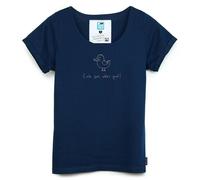 GARY MASH Shirt Taylor Ente gut, alles gut aus Biobaumwolle Dunkelblau XL