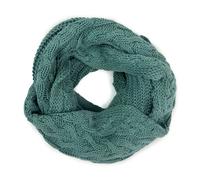 GARY MASH Strick-Loopschal Carberry aus Biobaumwolle Salbei (grün)