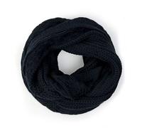 GARY MASH Strick-Loopschal Carberry aus Biobaumwolle Schwarz