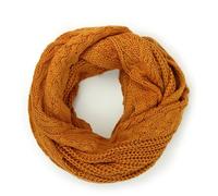 GARY MASH Strick-Loopschal Carberry aus Biobaumwolle Senfgelb