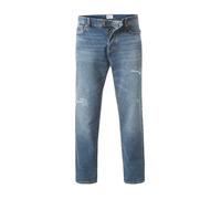 GAS Jeans Herren Tapered Fit Baumwoll-Stretch blau, 33/32