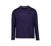 GAS Longsleeve Herren Regular Fit Langarm Rundhals Baumwolle blau, XXL
