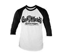Gas Monkey Garage Baseball T Shirt Classic GMG Logo Nue offiziell Herren Long