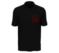 Gas Monkey Garage Dallas Texas Go Big Or Go Home Herren Baumwolle Poloshirt Schwarz, Schwarz , M