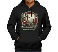 GASOLINE BANDIT Original Biker Hoodie Kapuzen-Pullover: Hot Rod 2-XL