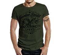 GASOLINE BANDIT Original Biker Racer T-Shirt: Born in Bonneville