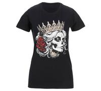 Gasoline Bandit Skull Queen Damen T-Shirt schwarz Damen, S