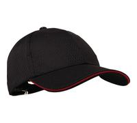 Gastronoble Baseballcap Chef Works Cool Vent schwarz rot - one size Polyester A945