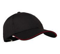 Chef Works Cool Vent Baseballcap schwarz-rot