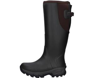 Gateway Damengummistiefel MOOR COUNTRY 17&quot 3 MM SIDE-ZIP dark brown | mit Reißverschluss 42