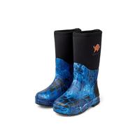 Gateway1 Gummistiefel Jungen, Wetland Master Kids Premium Kindergummistiefel, blau-schwarz, Naturkautschuk und 7mm Neopren (eu_footwear_size_system, little_kid, men, numeric, medium, numeric_33)