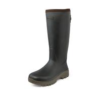 Gateway1 Gummistiefel Sportsman II 18' 4mm Khaki (Größe: 10), verstellbarer Zwickel für jede Wadengröße