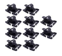 GATHINESS 10 Stück Wasserclip Outdoor Rucksackzubehör 360 Grad Drehbar | Kunststoff, Schwarz, Leicht zu Montieren und Tragen, Verschleißfest, für Outdoor Enthusiasten