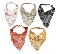 GATHINESS Elastisches Damen Haaraccessoire Geeignet für Verschiedene Kopfumfänge mit Blumenmuster 5 Stück aus Vliesstoff Modisches Stirnband Zufällige Farbe für Alltag und