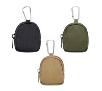 Gativs 3 Stück Mini Geldbörse für Herren Damen Coin Purse mit Reißverschluss Münzbeutel Münzbeutel mit Reißverschluss Gürteltasche Herren für Reisen, Wandern, Erkundung, Angeln, Radfahren