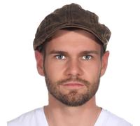 Gatsby Cap in Vintage Optik L, Antikbraun