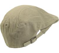 Gatsby Cap meliert in 3 Farben mit Schnalle beige, S/M