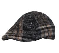 Gatsby Cap meliert schwarz, Einheitsgröße