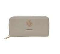 Gattinoni Roma Große Eisgeldbörse mit Doppelfach für Damen, Weiß, Taglia Unica