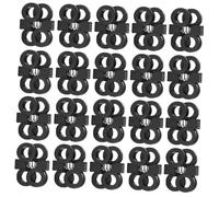 Gatuida 20 Stück Teiliges Schnürsenkel befestigungsclips aus Robustem Kunststoff Praktische Shoelace Fixation Buckles für Sneakers Sportschuhe und Stiefel Einfach zu Verwenden Leicht und